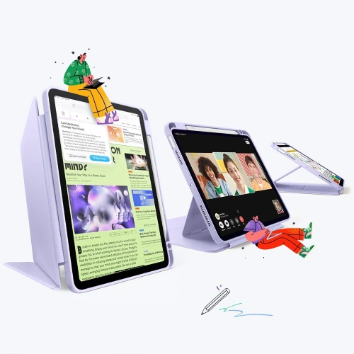 Kup Etui ESR Flip Hybrid Apple iPad Air 10.9 2020/2022 (4. i 5. generacji) / iPad Air 11 2024/2025 (6. i 7. generacji) Purple - ESR910 - {ean13} - Sklep Home Screen