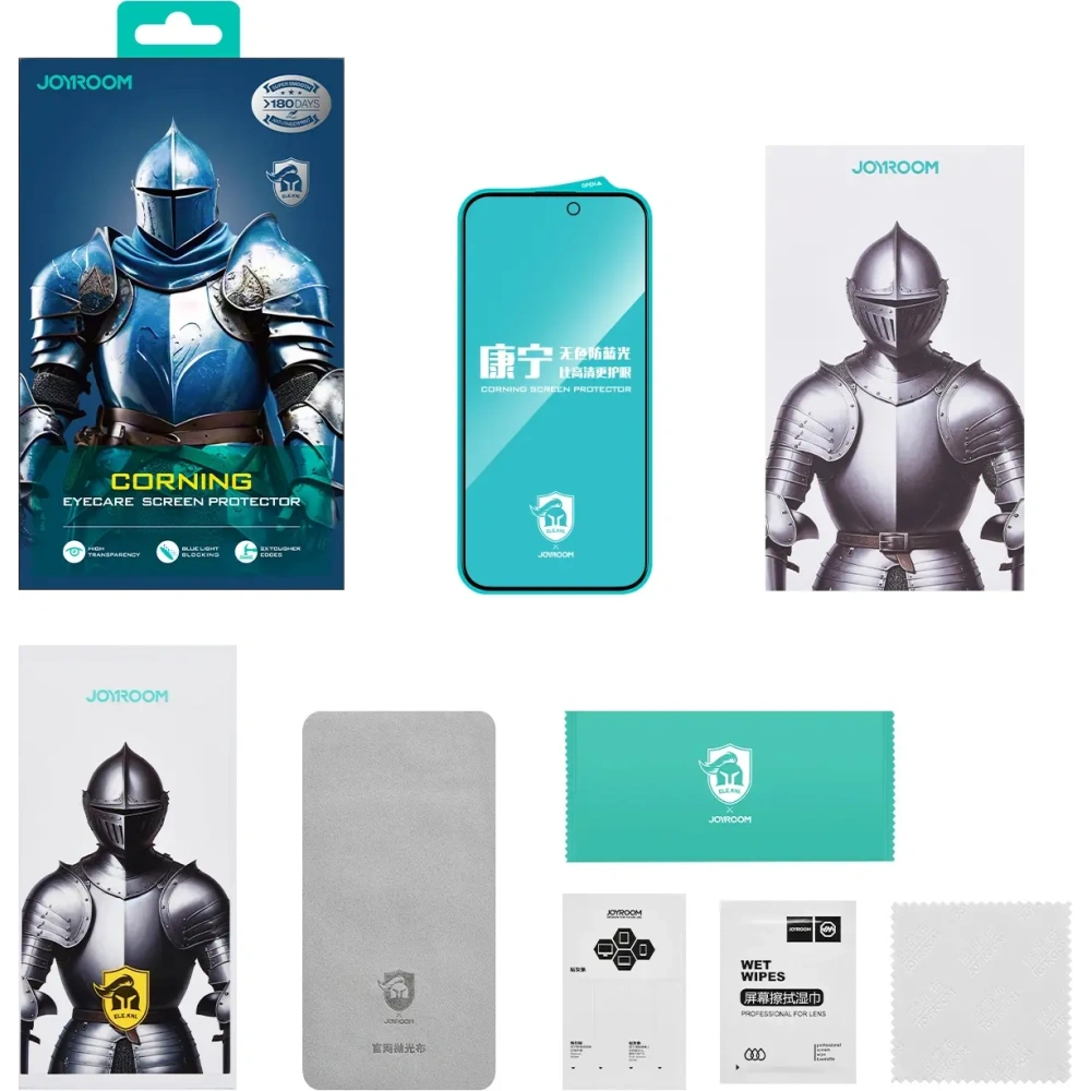 Szkło hartowane Joyroom JR-MKN0313 Corning Eyecare na Apple iPhone 15 Plus/16 Plus