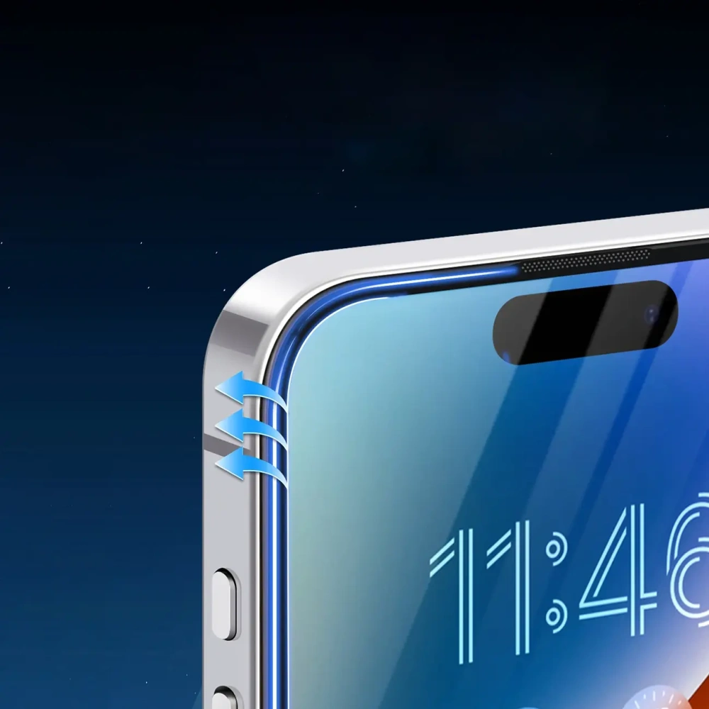 Szkło hartowane Joyroom JR-MKN0313 Corning Eyecare na Apple iPhone 15 Plus/16 Plus