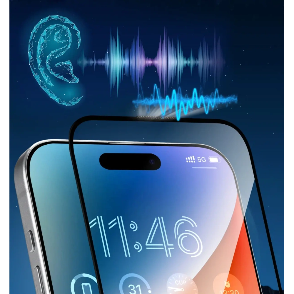 Szkło hartowane Joyroom JR-MKN0313 Corning Eyecare na Apple iPhone 15 Plus/16 Plus