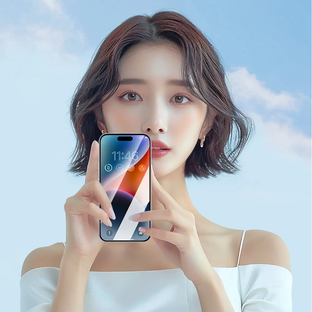 Szkło hartowane Joyroom JR-MAR0316 z antyrefleksem na Apple iPhone 16 Pro