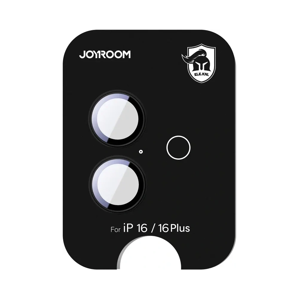 Szkło ochronne Joyroom JR-MFY0255 na obiektywy Apple iPhone 16 / 16 Plus czarne