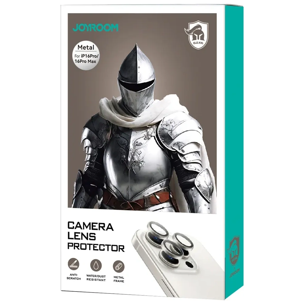 Szkło ochronne Joyroom JR-MFY0255 na obiektywy Apple iPhone 16 / 16 Plus czarne