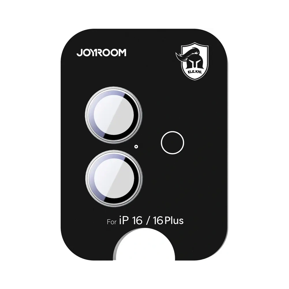 Szkło ochronne Joyroom JR-MFY0256 na obiektywy Apple iPhone 16 / 16 Plus srebrne