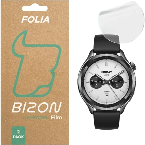 Kup Folia hydrożelowa na ekran Bizon Glass Watch Hydrogel do Xiaomi Watch S4 [2 PACK] - BIZ8900 - {ean13} - Sklep Home Screen
