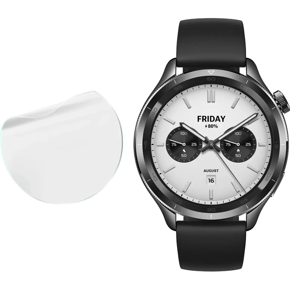 Folia hydrożelowa na ekran Bizon Glass Watch Hydrogel do Xiaomi Watch S4 [2 PACK]