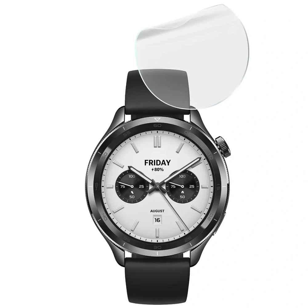 Folia hydrożelowa na ekran Bizon Glass Watch Hydrogel do Xiaomi Watch S4 [2 PACK]