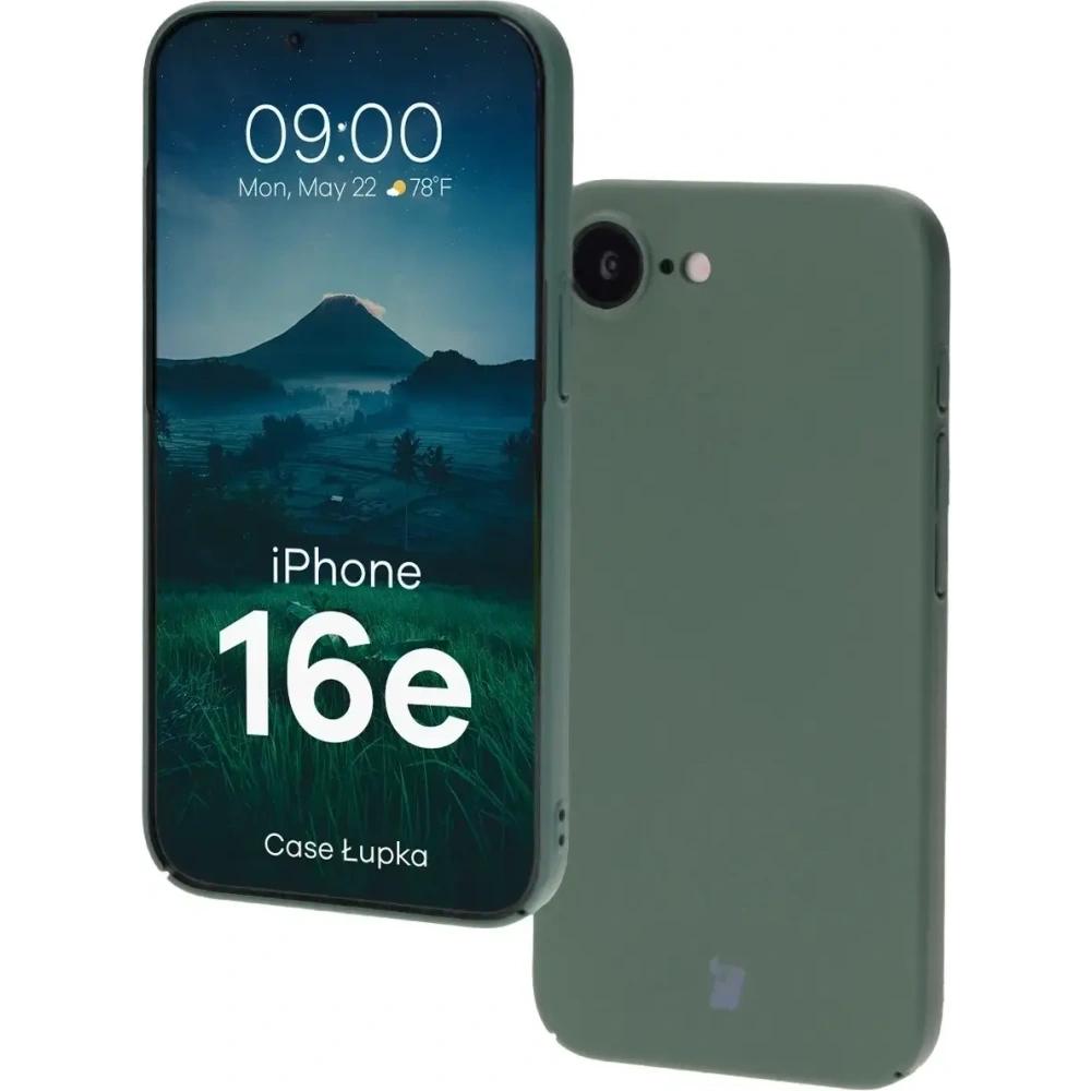 Etui Bizon Case Łupka do Apple iPhone 16e zielone