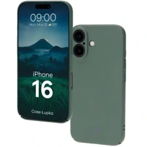 Kup Etui Bizon Case Łupka do Apple iPhone 16 zielone - BIZ8908 - {ean13} - Sklep Home Screen