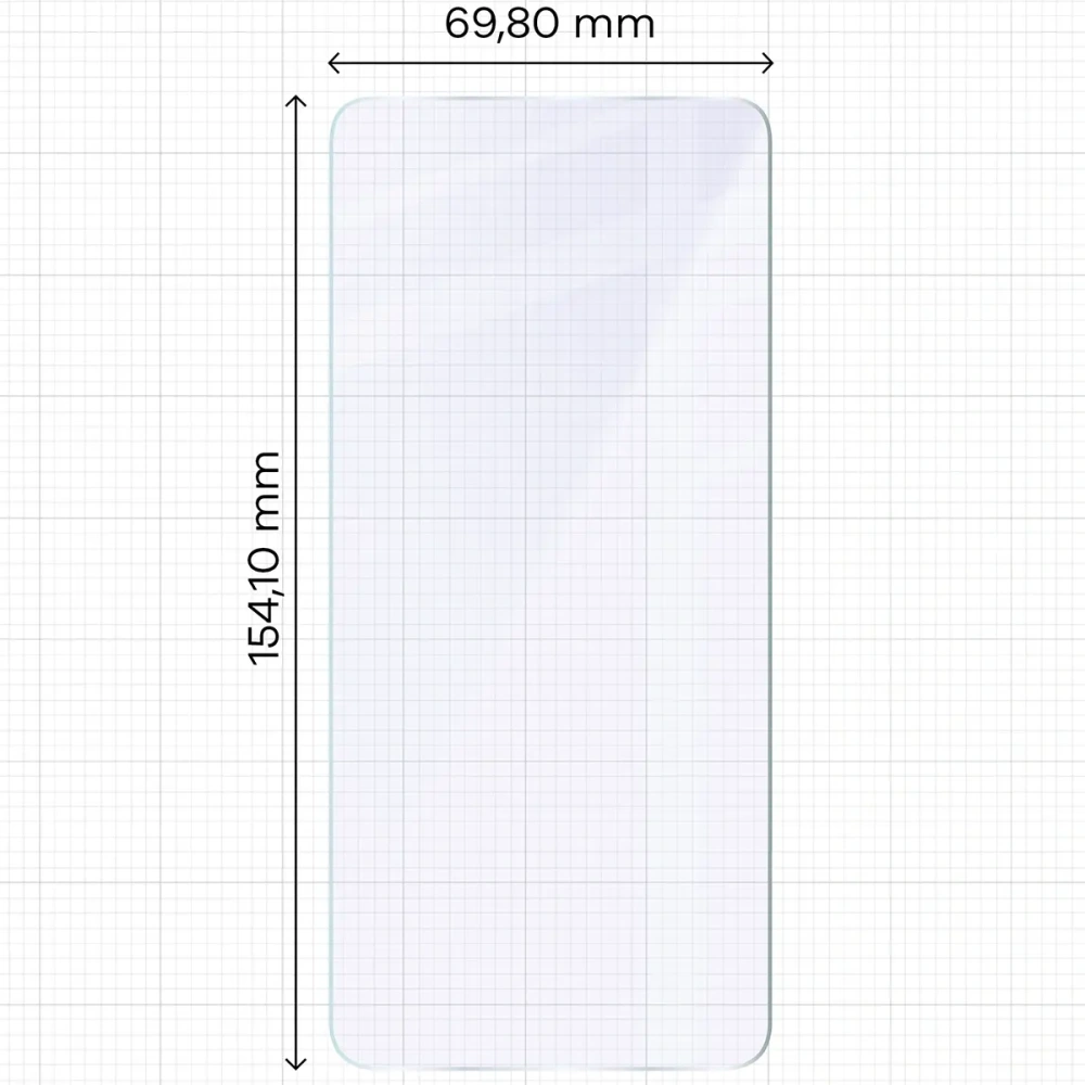 Elastyczne szkło hybrydowe Bizon Glass Mule do Xiaomi POCO F7 Ultra