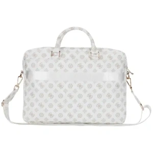 Kup Torba Guess 4G Peony Front Pocket Zipper Triangle Logo 16" biały - GUE4506 - {ean13} - Sklep Home Screen