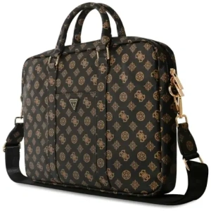 Kup Guess 4G Peony Fundație cu buzunar frontal fermoar Logo triunghi 16" negru - GUE4507 - {ean13} - Sklep Home Screen