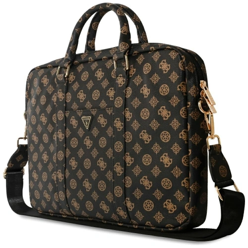 Kup Guess 4G Peony Fundație cu buzunar frontal fermoar Logo triunghi 16" negru - GUE4507 - {ean13} - Sklep Home Screen