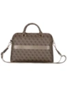 Guess 4G Fermoar Buzunar Triunghi Logo 15" maro