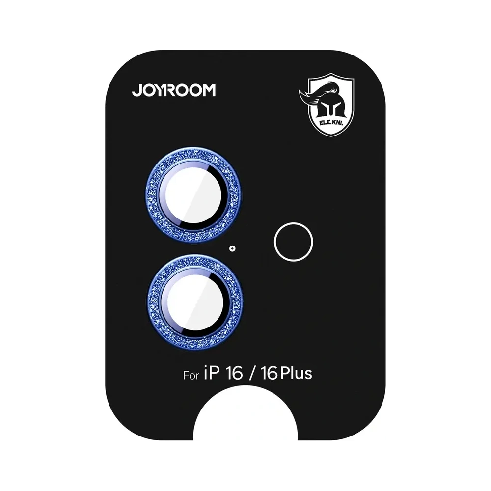 Szkło ochronne Joyroom JR-MSF0300 na obiektywy Apple iPhone 16 / 16 Plus niebieskie