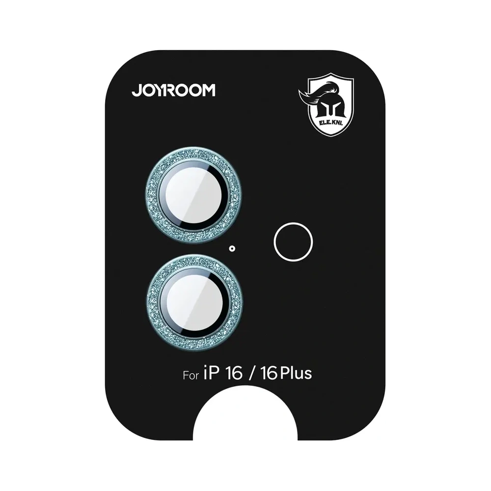 Szkło ochronne Joyroom JR-MSF0301 na obiektywy Apple iPhone 16 / 16 Plus zielone