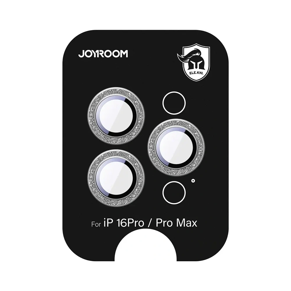 Szkło ochronne Joyroom JR-MSF0304 na obiektywy Apple iPhone 16 Pro / 16 Pro Max srebrne