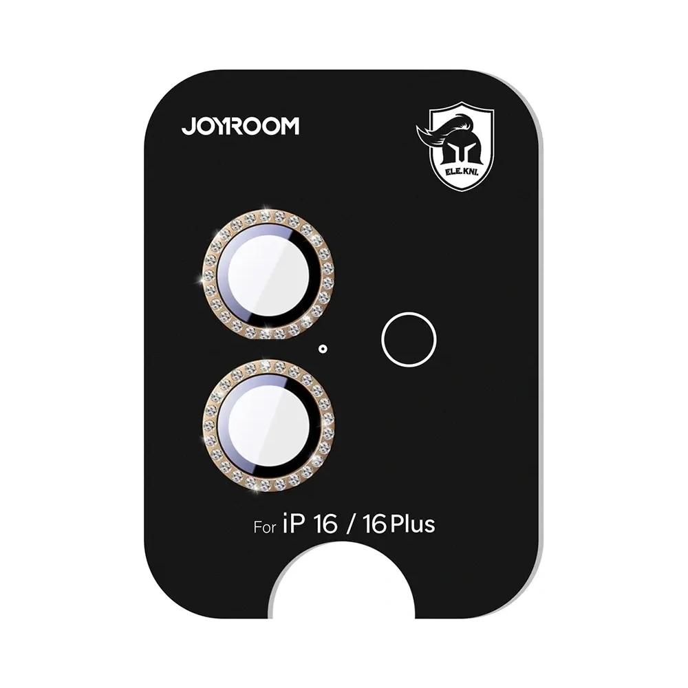 Szkło ochronne Joyroom JR-MSF0306 na obiektywy Apple iPhone 16 Pro / 16 Pro Max brązowe