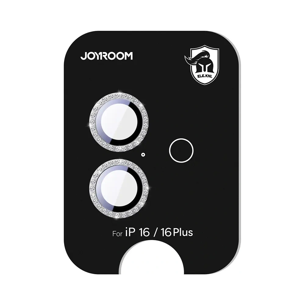 Szkło ochronne Joyroom JR-MSJ0272 na obiektywy Apple iPhone 16 / 16 Plus srebrne