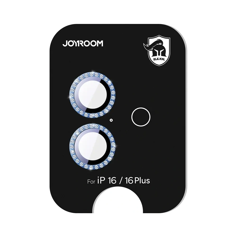 Szkło ochronne Joyroom JR-MSJ0273 na obiektywy Apple iPhone 16 / 16 Plus niebieskie