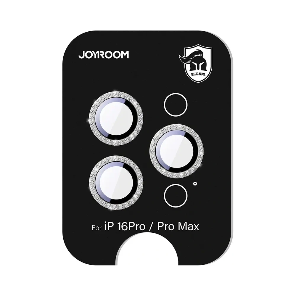 Szkło ochronne Joyroom JR-MSJ0308 na obiektywy Apple iPhone 16 Pro / 16 Pro Max srebrne