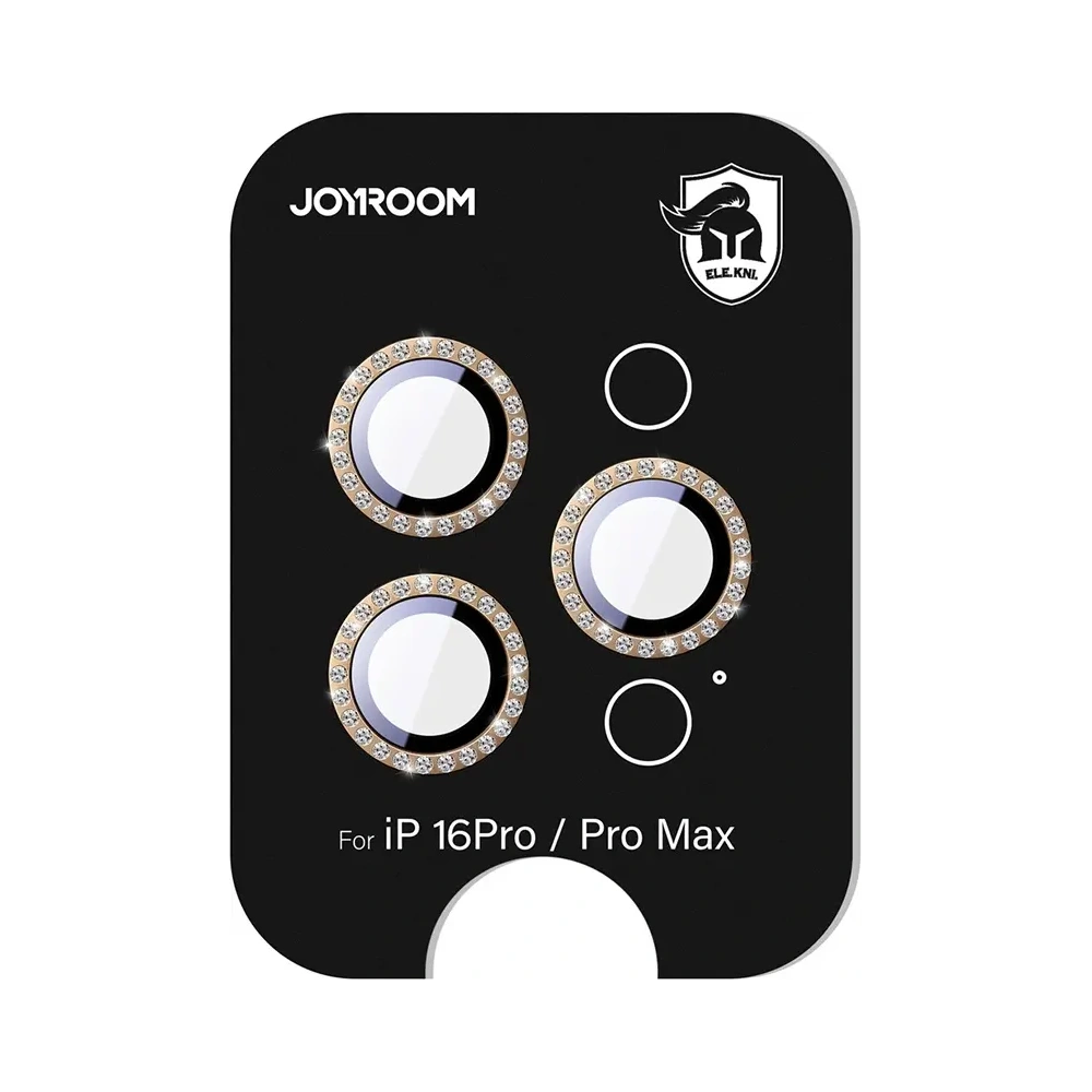 Szkło ochronne Joyroom JR-MSJ0310 na obiektywy Apple iPhone 16 Pro / 16 Pro Max brązowe