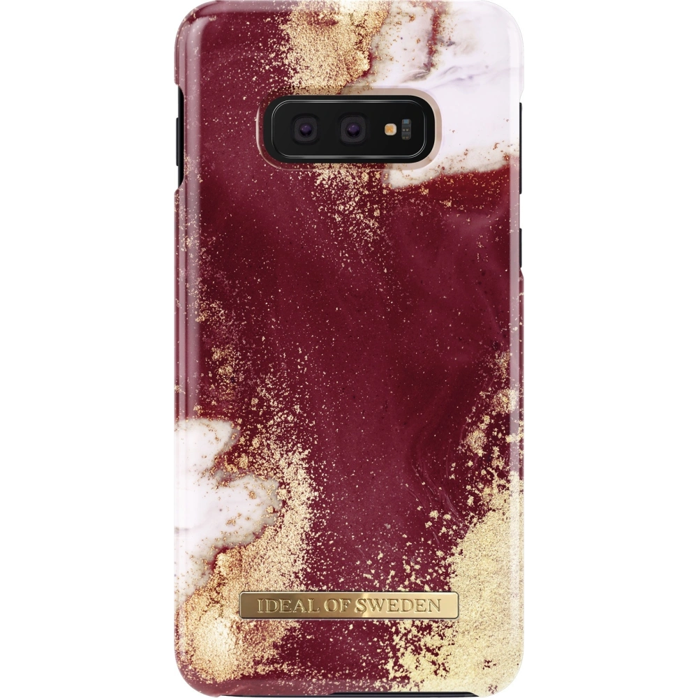 Etui iDeal of Sweden Samsung Galaxy S10e (Golden Burgundy Marble)