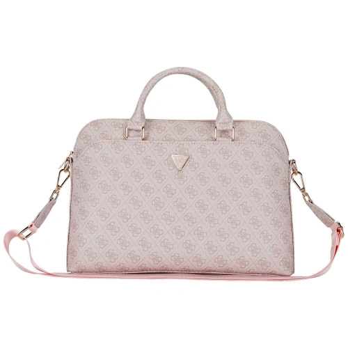 Guess 4G Zipper Zseb Háromszög Logó 15" rózsaszín