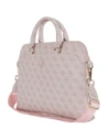 Guess 4G Buzunar cu fermoar Triunghi Logo 15" roz