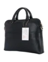 Kup Guess Buzunar cu fermoar texturat Logo triunghi 15" negru - GUE4512 - {ean13} - Sklep Home Screen