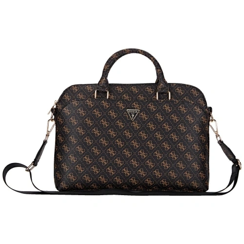 Guess Nou 4G Buzunar cu fermoar Logo Triunghi 15" negru