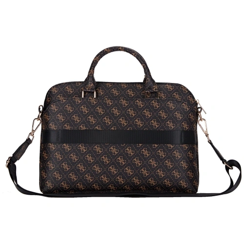 Guess Nou 4G Buzunar cu fermoar Logo Triunghi 15" negru