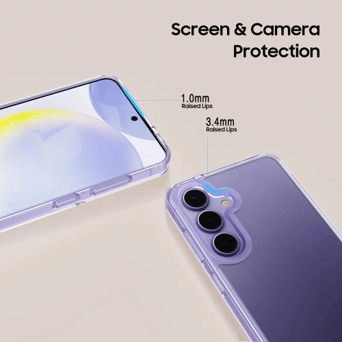 Buy Case Tech-Protect Flexair Hybrid Samsung Galaxy S25 Edge Clear - THP4070 - {ean13} - Home Screen Store Europe