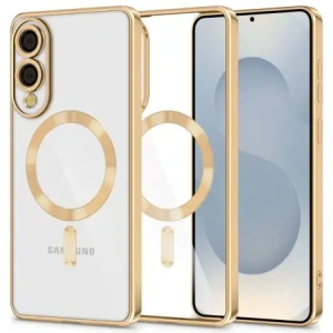 Case Tech-Protect Magflex MagSafe Samsung Galaxy S25 Edge Shiny Gold