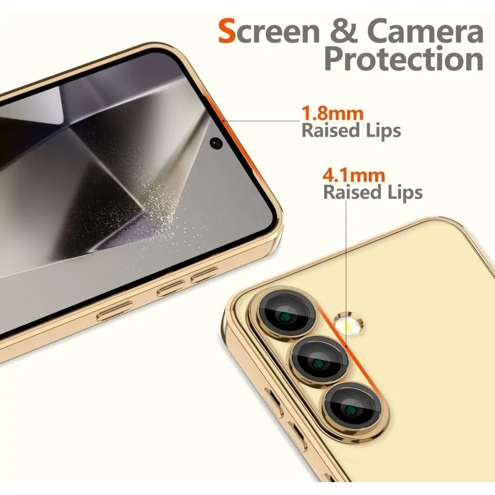 Etui Tech-Protect Magflex MagSafe Samsung Galaxy S25 Edge Shiny Gold