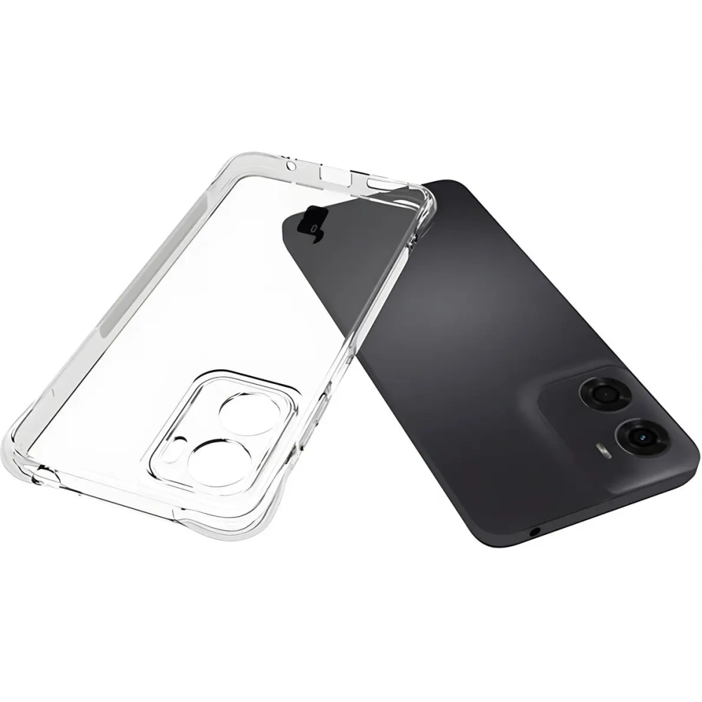 Elastyczne etui Bizon Case Salpa do Motorola Moto E15 przezroczyste