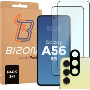 Kup Bizon Edge 2 Csomag 2x edzett üveg + 1x lencsevédő Samsung Galaxy A56 5G - BIZ8913 - {ean13} - Sklep Home Screen