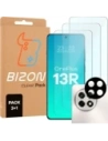 Kup Bizon Clear 2er Pack 3x gehärtetes Glas + 1x Linsenschutz für OnePlus 13r - BIZ8917 - {ean13} - Sklep Home Screen