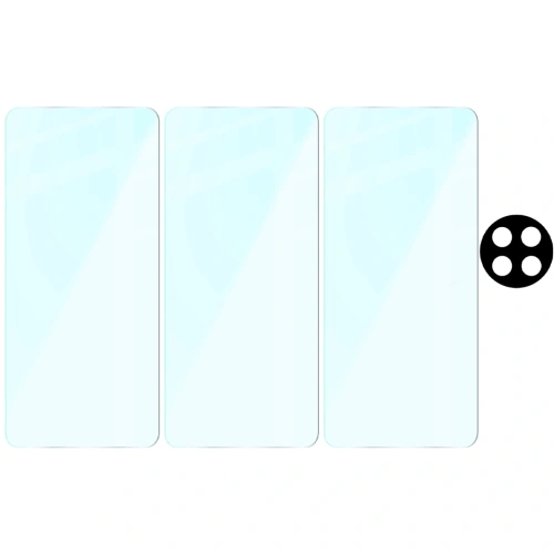 Kup Bizon Clear 2er Pack 3x gehärtetes Glas + 1x Linsenschutz für OnePlus 13r - BIZ8917 - {ean13} - Sklep Home Screen