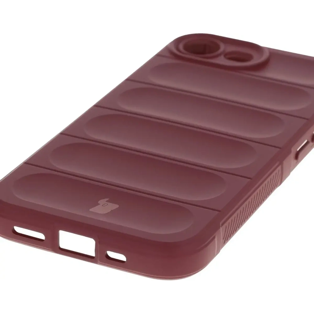 Pancerne etui Bizon Case Tur do Apple iPhone 16e burgundowe