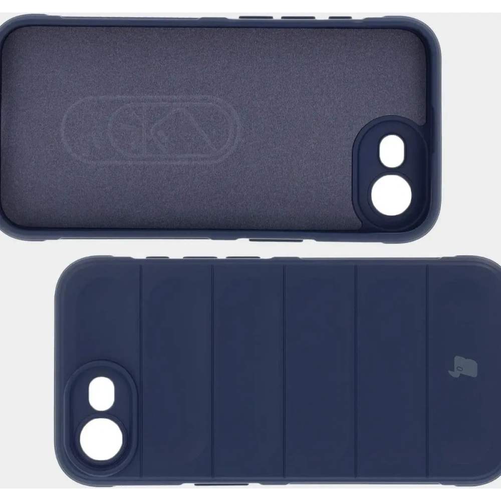 Pancerne etui Bizon Case Tur do Apple iPhone 16e granatowe