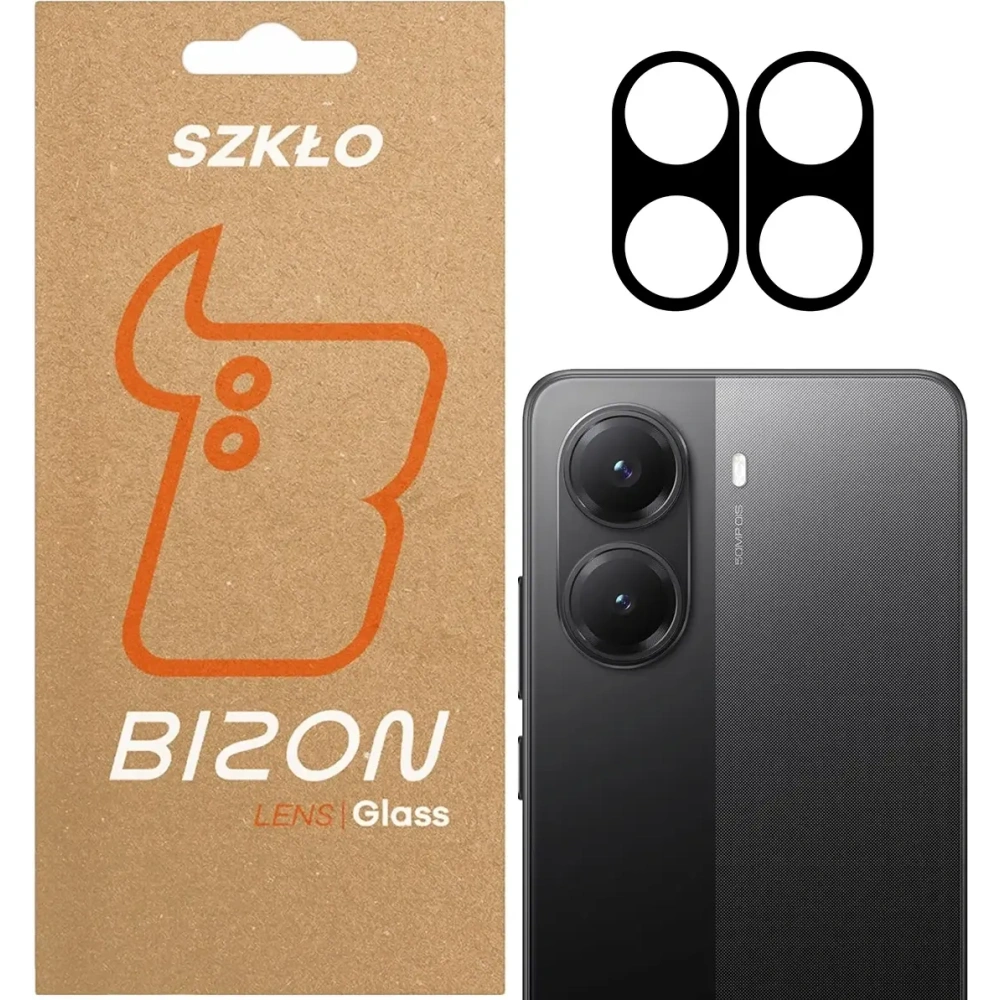 Szkło na aparat Bizon Glass Lens do Xiaomi POCO X7 Pro [2 PACK]
