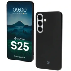 Kup Etui Bizon Case Łupka do Samsung Galaxy S25 czarne - BIZ8928 - {ean13} - Sklep Home Screen