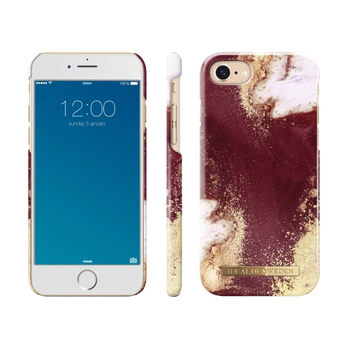 Kup Etui iDeal Of Sweden Apple iPhone SE 2022/SE 2020/8/7/6 (Marmură Aurie Burgundă) - IDS184GLDBRGMRB - {ean13} - Sklep Home Screen