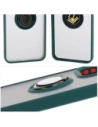 Buy Bizon Case Hybrid Ring Oppo Reno13 Pro smoky with a dark green frame - BIZ8930 - {ean13} - Home Screen Store Europe