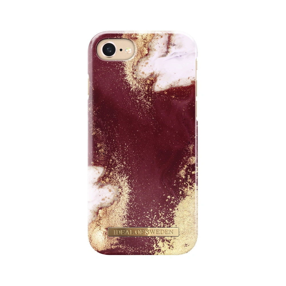 Etui iDeal Of Sweden Apple iPhone 6/6s/7/8 (Golden Burgundy Marble)