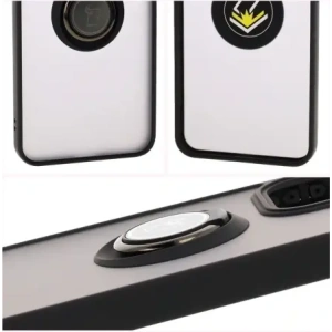 Kup Etui z uchwytem na palec Bizon Case Hybrid Ring do Oppo Reno13 Pro przydymione z czarną ramką - BIZ8931 - {ean13} - Sklep Home Screen