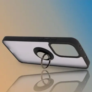 Kup Etui z uchwytem na palec Bizon Case Hybrid Ring do Oppo Reno13 Pro przydymione z czarną ramką - BIZ8931 - {ean13} - Sklep Home Screen