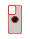 Buy Bizon Case Hybrid Ring Oppo Reno13 Pro smoky with a red frame - BIZ8932 - {ean13} - Home Screen Store Europe