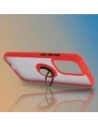 Buy Bizon Case Hybrid Ring Oppo Reno13 Pro smoky with a red frame - BIZ8932 - {ean13} - Home Screen Store Europe